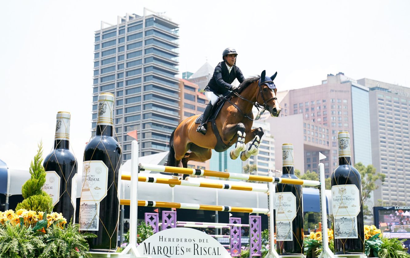 Martin Fuchs winner of the Longines Global Champions Tour Grand